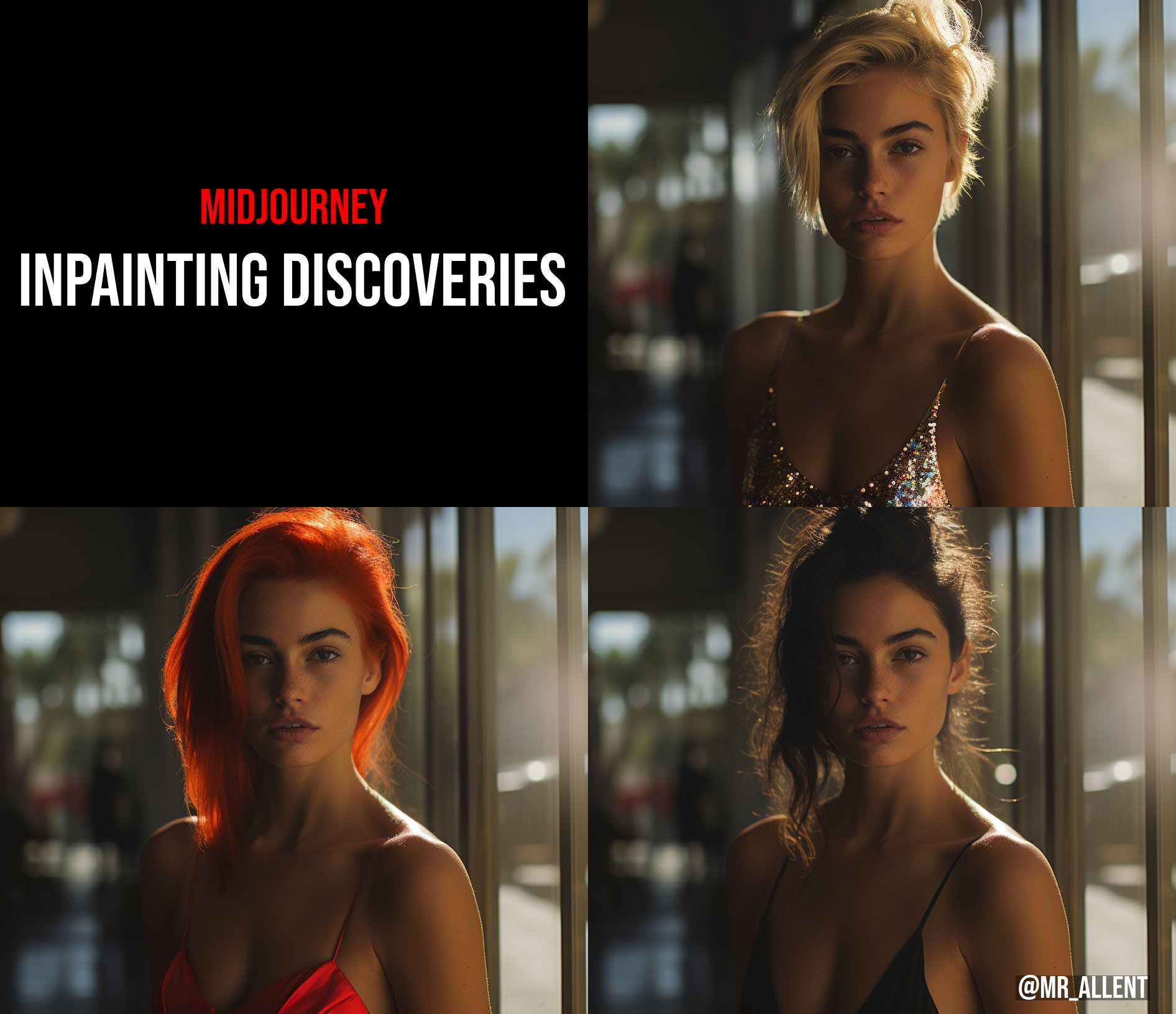 Midjourneys inpainting