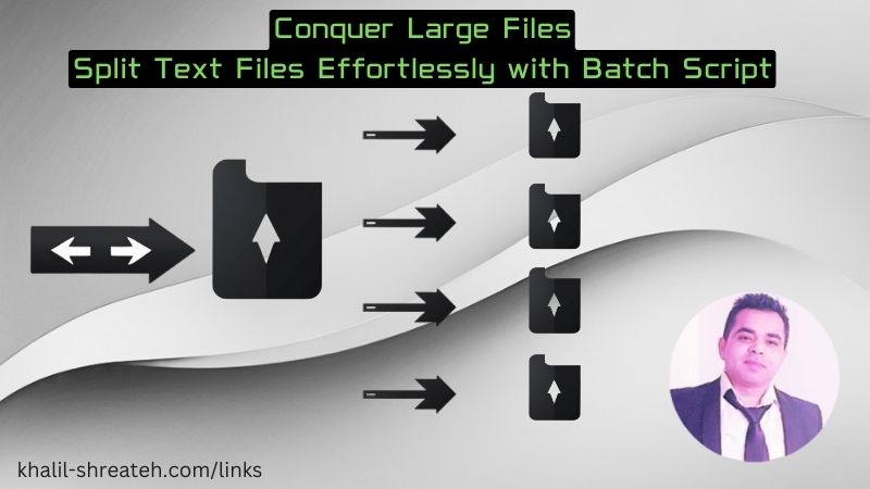 Splitting Text Files Batch Script