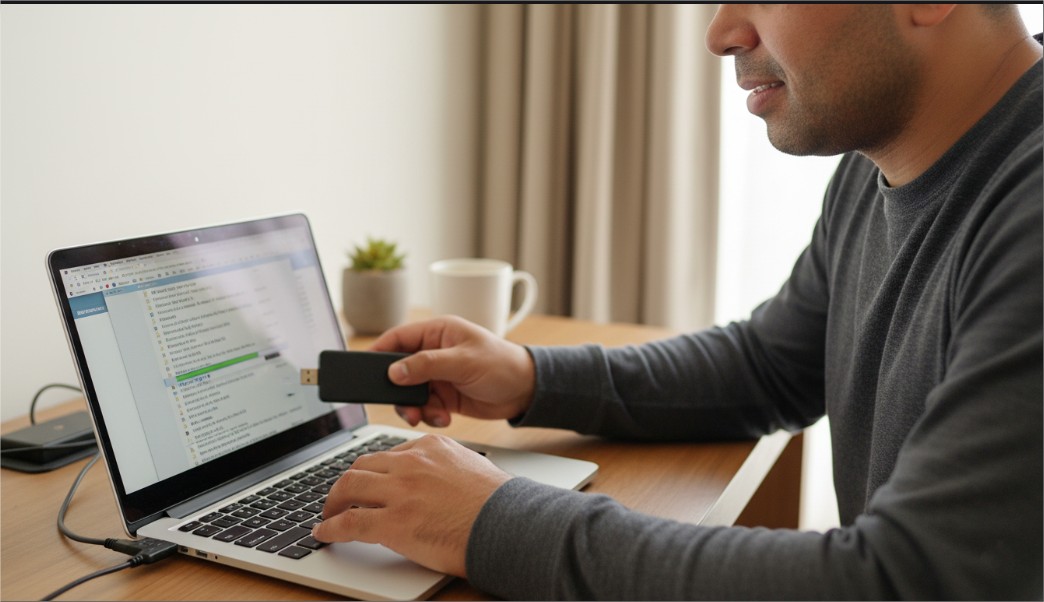 Copying forensic logs to a USB drive - Copying forensic logs to a USB drive