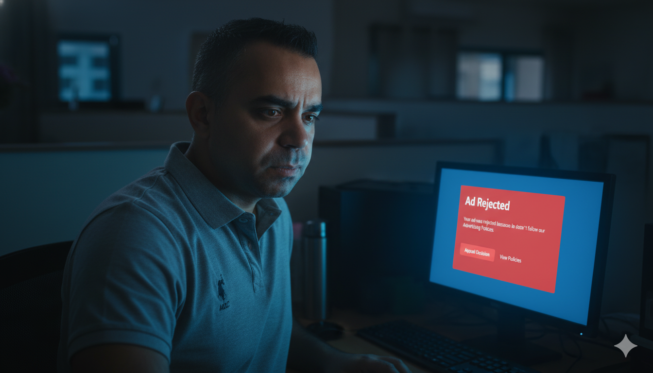 Understand why Facebook rejected your ads and learn step-by-step how to get them approved. A full guide with solutions and examples by Khalil Shreateh