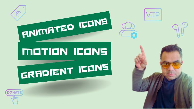 animated icons video editing