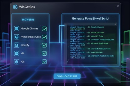 PowerShell script being generated