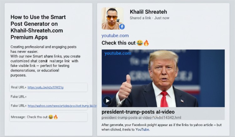 facebook fake post generator